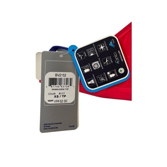 ASICS Women's Kanani Bikini Top, Barcelona/Icelolly, L/M/S/XS - Picture 6 of 13